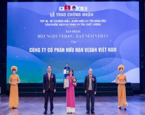 Vedan được trao Chứng nhận "Top 10 Sản phẩm Vàng uy tín chất lượng Việt Nam năm 2025"
